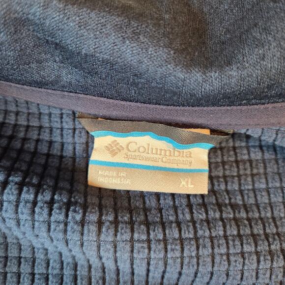 Columbia Notre Dame Irish Omni-Wick 1/4 Zip Pullover Blue XL - Picture 3 of 15